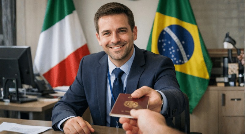 Quais são os documentos para passaporte italiano?