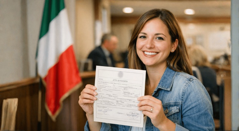 Como obter o registro de nascimento italiano?